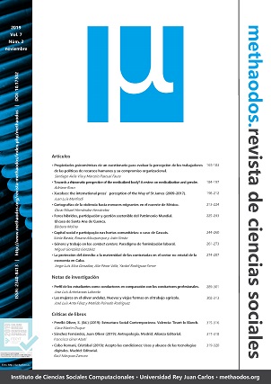 methaodos.revista de ciencias sociales. Vol. 7 Núm. 2 (2019)